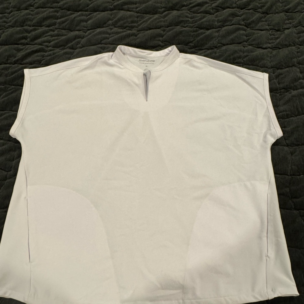 XL Mandala white tunic